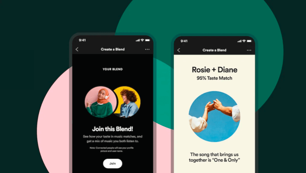 Spotify Blend customer engagement