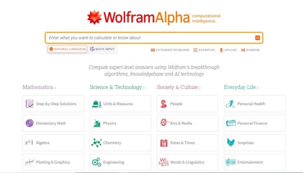 WolframAlpha