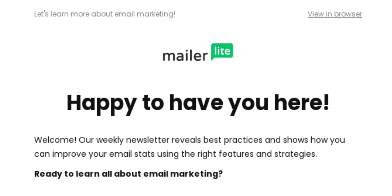 design and write your emails well
