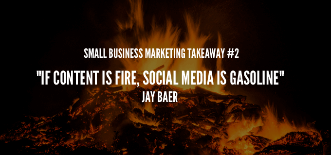 Small business marketing takeaway 2 : Use social media well
