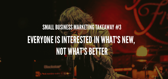 Small business marketing takeaway 3 : Be unique
