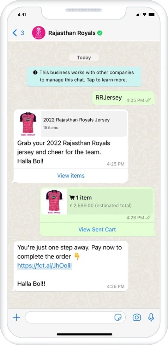 Rajasthan Royals Merchandise Campaign