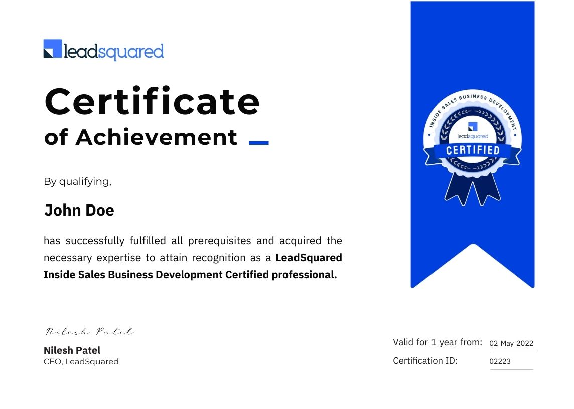 Inside Sales Business Development certificate file.pdf