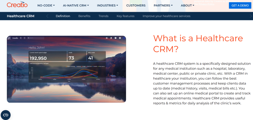 Best Healthcare CRM 