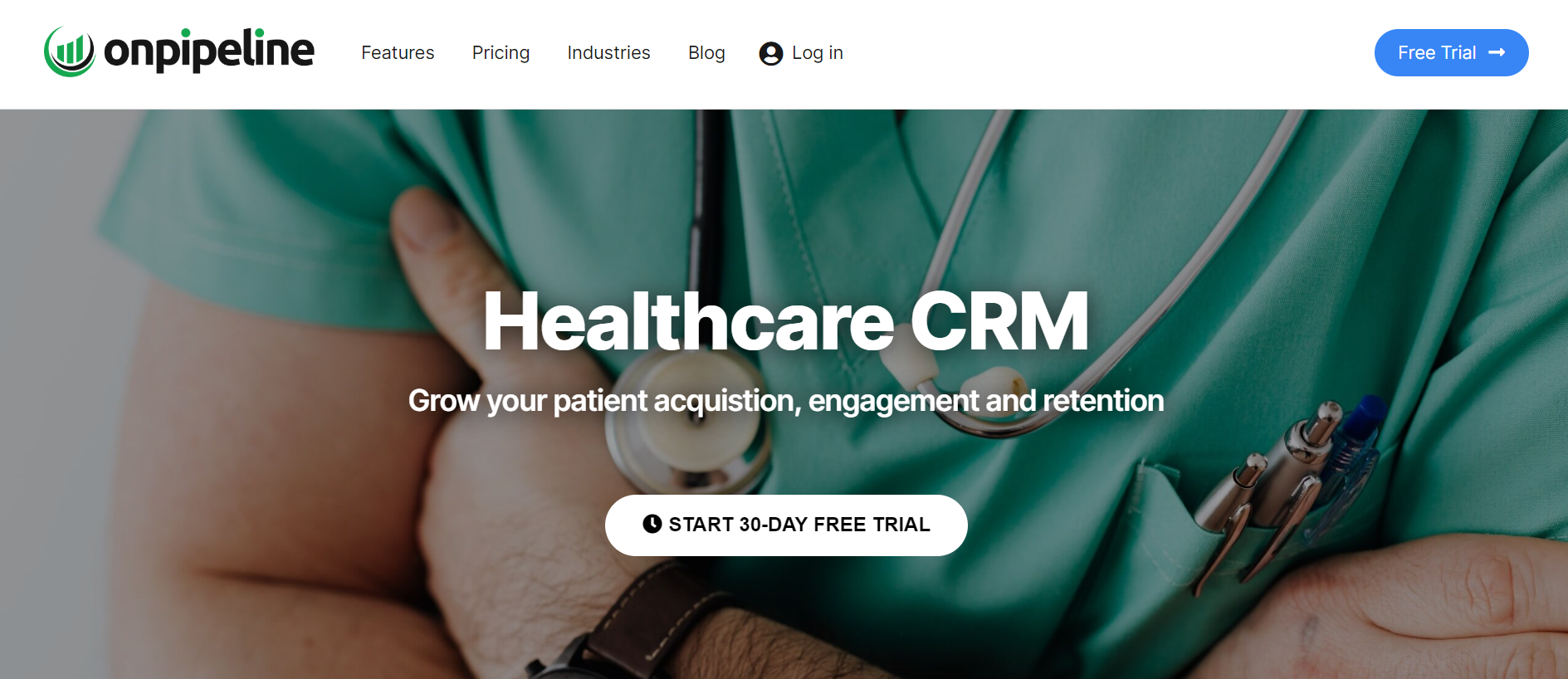 Onpipeline healthcare crm in the US