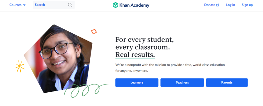 Khan Academy- customer centricity examples
