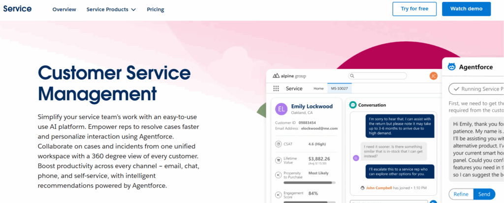 Salesforce Service Cloud Alternatives 