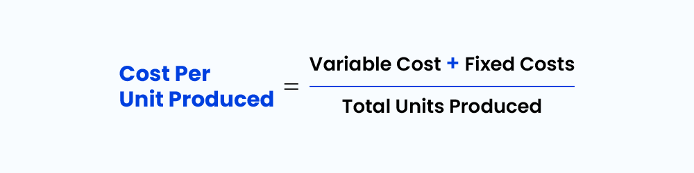 Top Automotive KPIs to Optimize Your Business Operations 8 Cost per unit produced formula - automotive kpi