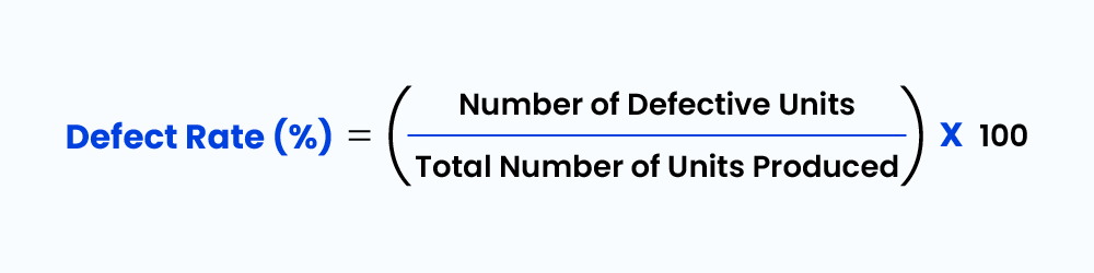 Top Automotive KPIs to Optimize Your Business Operations 4 Defect rates formula - automotive kpi