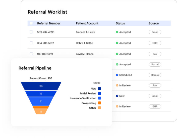 Patient referral management software for general surgeons