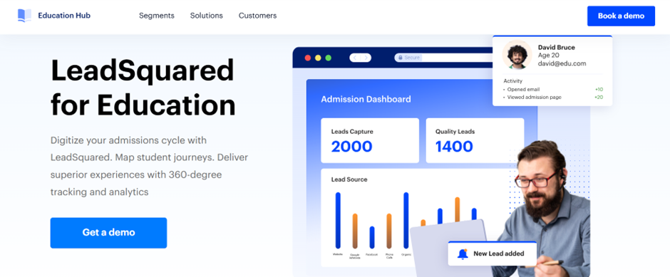 best enrollment management software for higher education 3 leadsquared for education - best enrollment management software for higher education