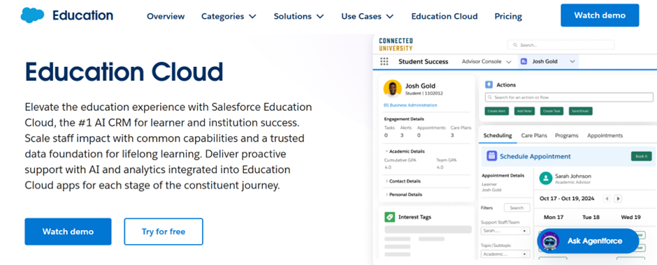 best enrollment management software for higher education 7 salesforce education cloud - best enrollment management software for higher education