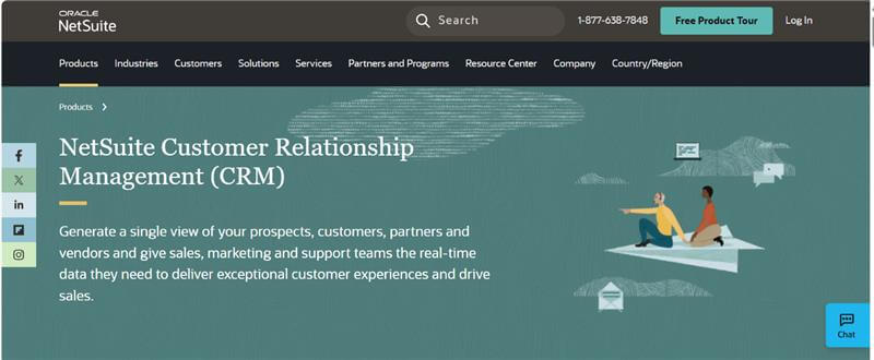Oracle NetSuite CRM