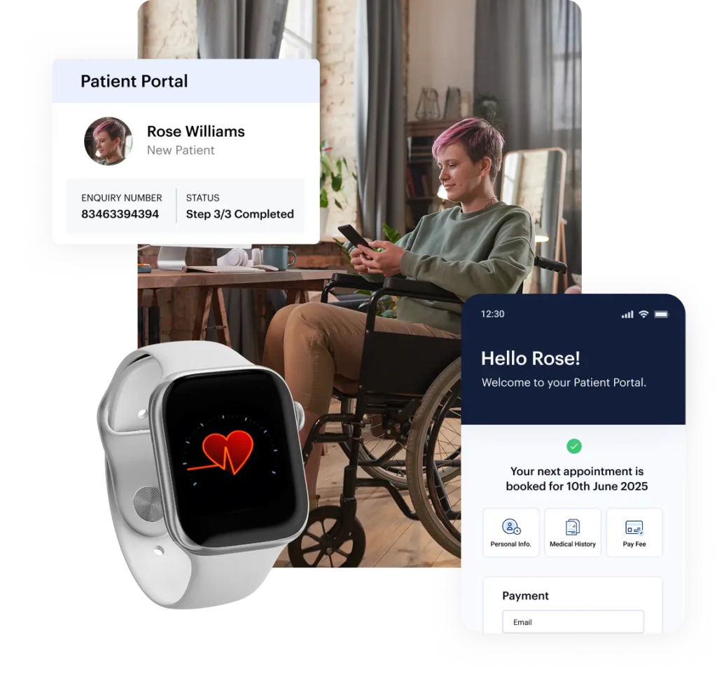 Digital front door in healthcare