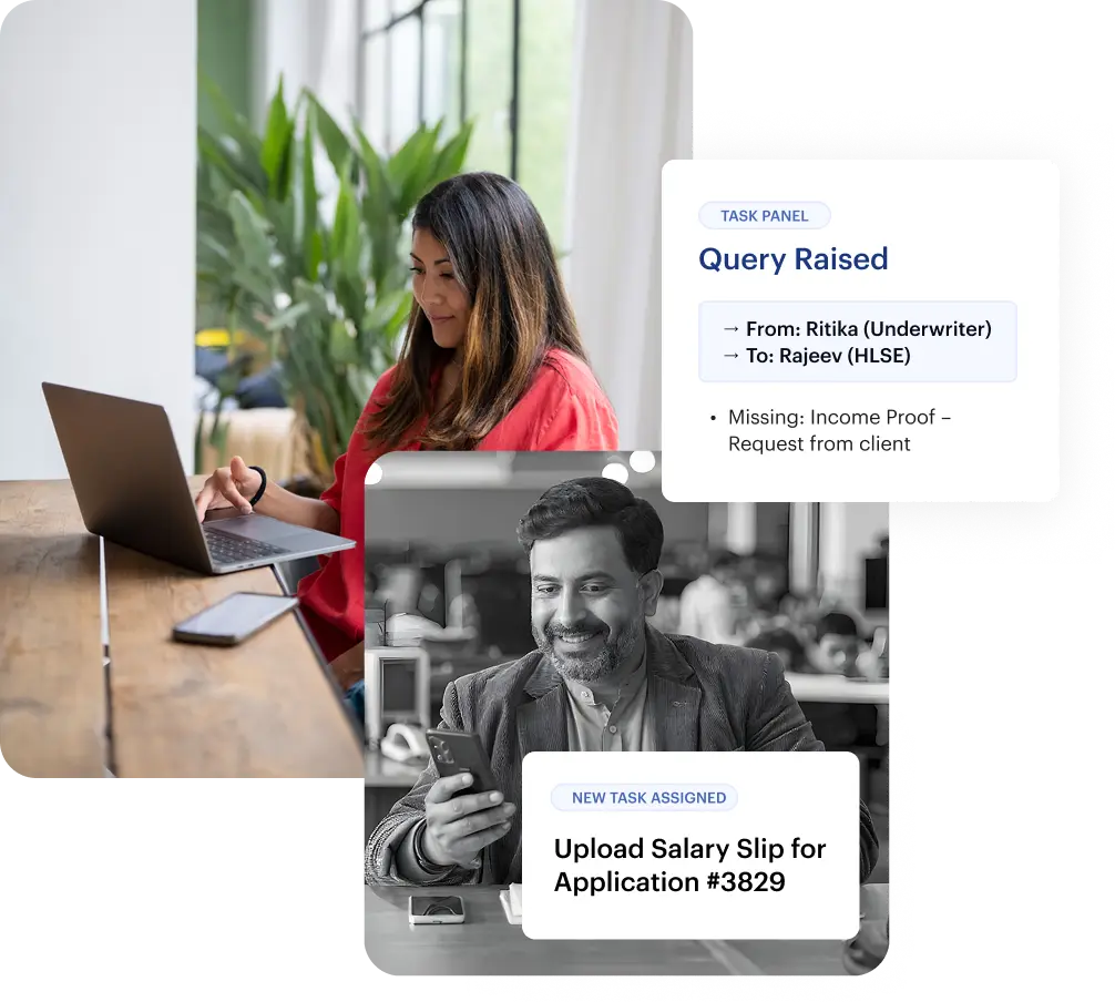Streamline query handling between underwriters and sales teams