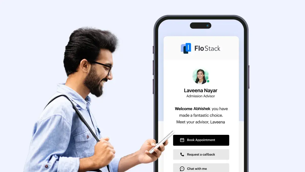 Products that power growth - Flostack - LeadSquared Home page