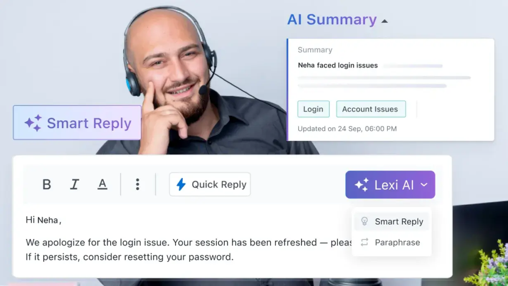 Products that power growth - Service - LeadSquared Home page