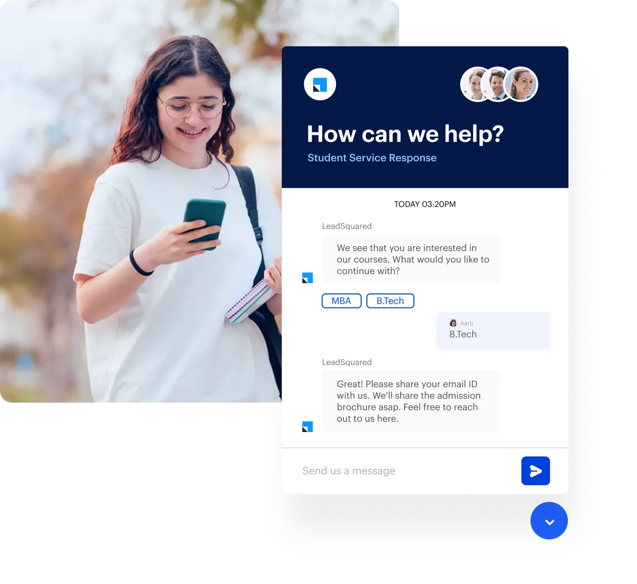 hero_img Higher Education Text Messaging Platform