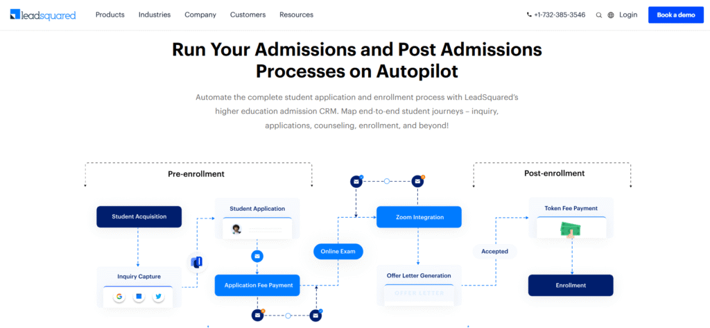 LeadSquared Higher Education CRM