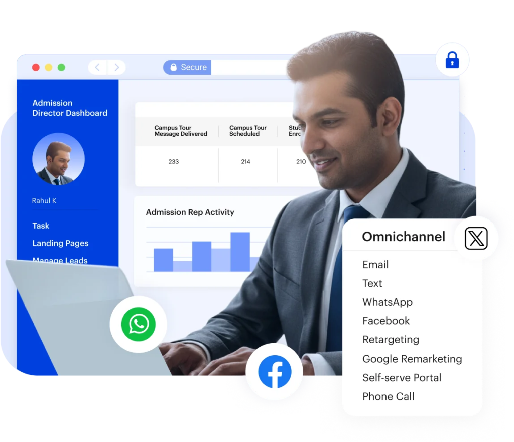 Higher Education Student Management System hero image