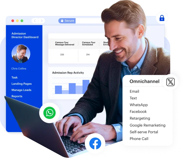 Higher Education Student Management System hero image
