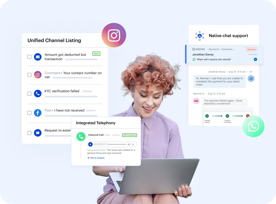 Meet your customers where they are-ServiceCRM page