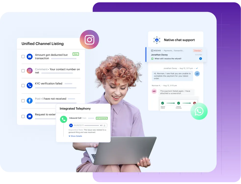 Meet your customers where they are-ServiceCRM page