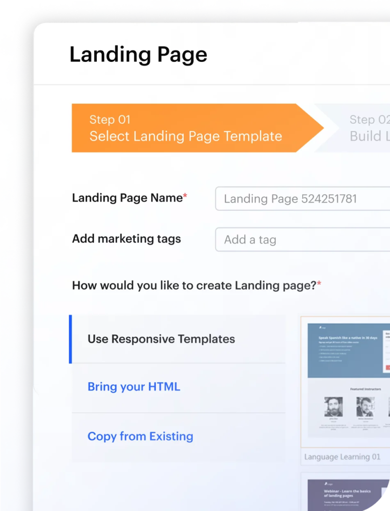 Mobile-first landing pages  popup 2
