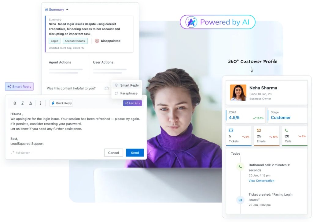 Service CRM hero image