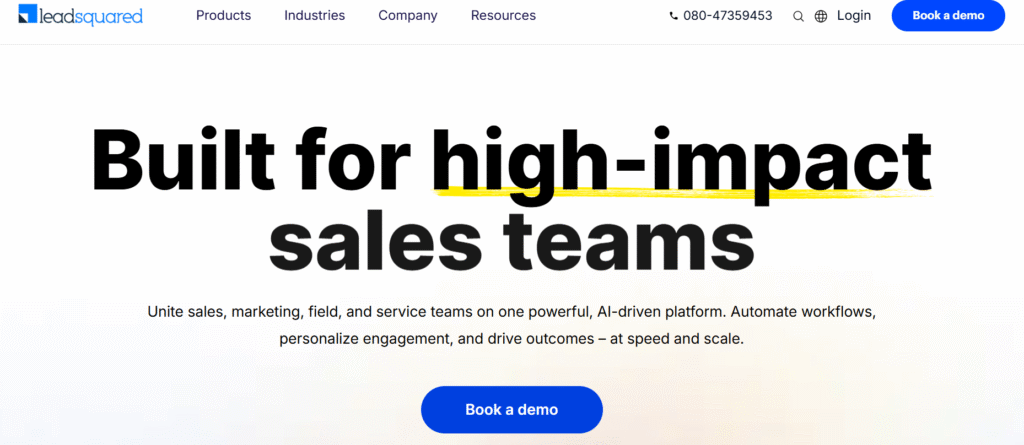 LeadSquared CRM