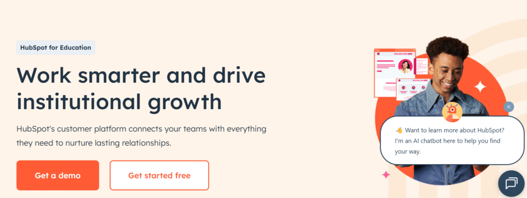 CRM for Higher Education: 12 Best Options to Consider + Buying Guide 15 HubSpot CRM for Education