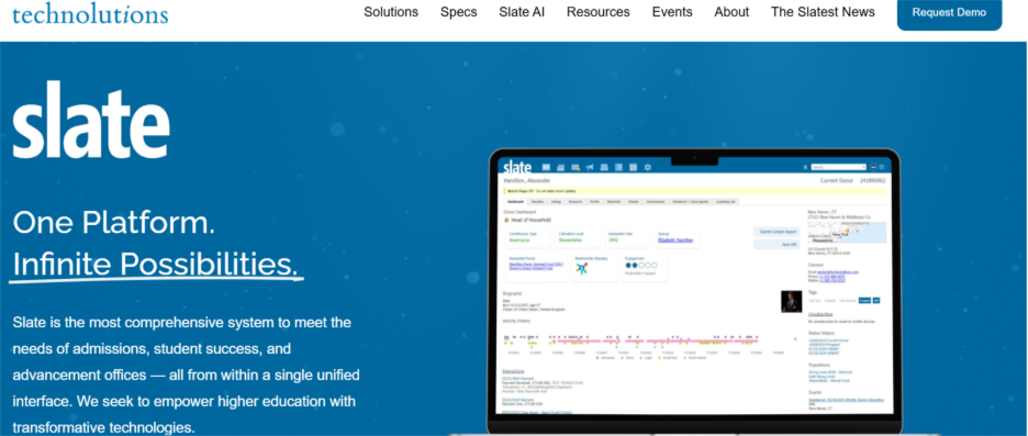 CRM for Higher Education: 12 Best Options to Consider + Buying Guide 20 Slate CRM
