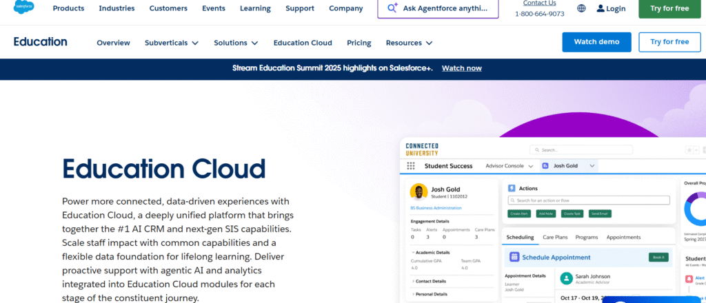 Salesforce Education Cloud