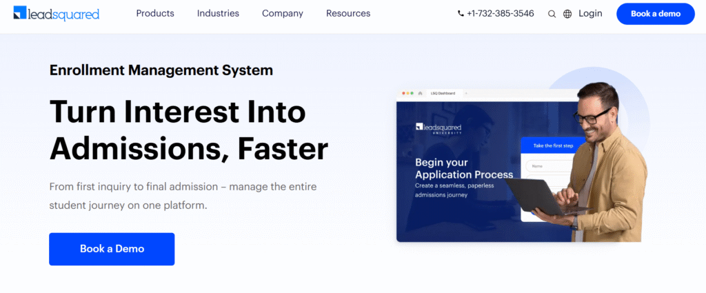 Admissions Conversion Rate 101: The Complete Guide to Boosting Enrollment 4 LeadSquared Student Enrollment Management CRM