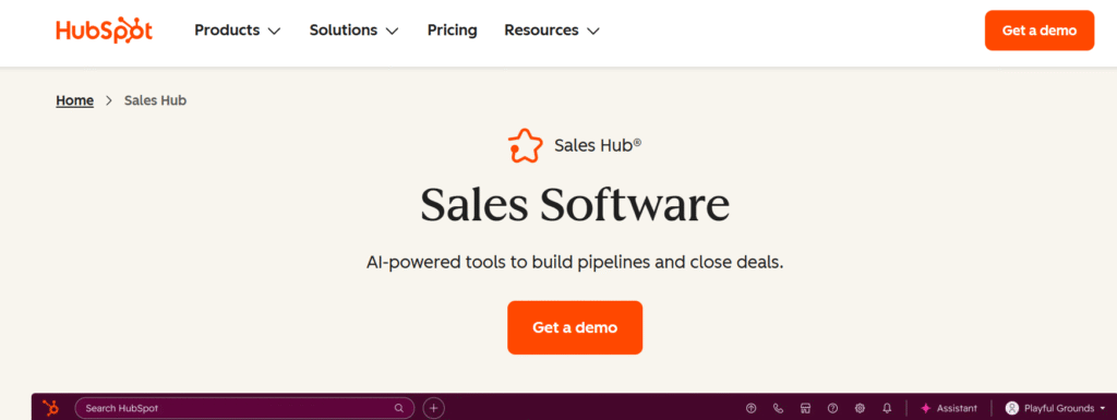 HubSpot Sales Hub