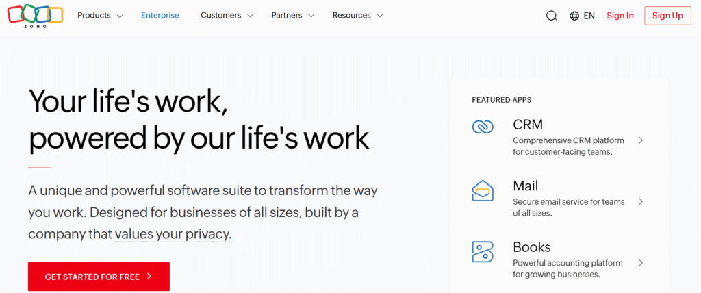 Zoho CRM