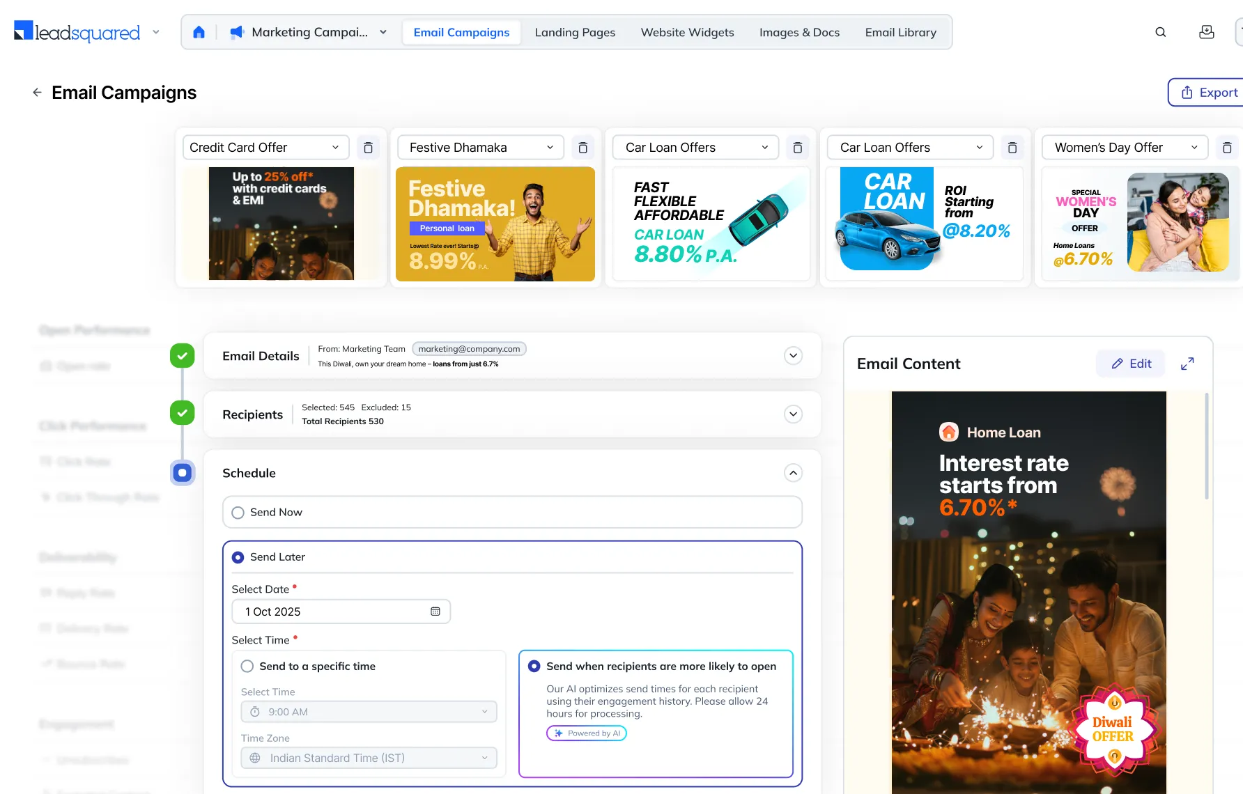 Lending Hub 43 marketing automation lending page 1