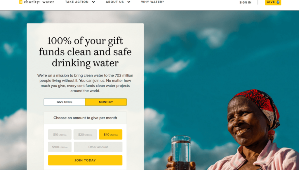 lead capture forms: 14 data-backed tactics to grow your leads + tips & templates 3 above the fold form example
