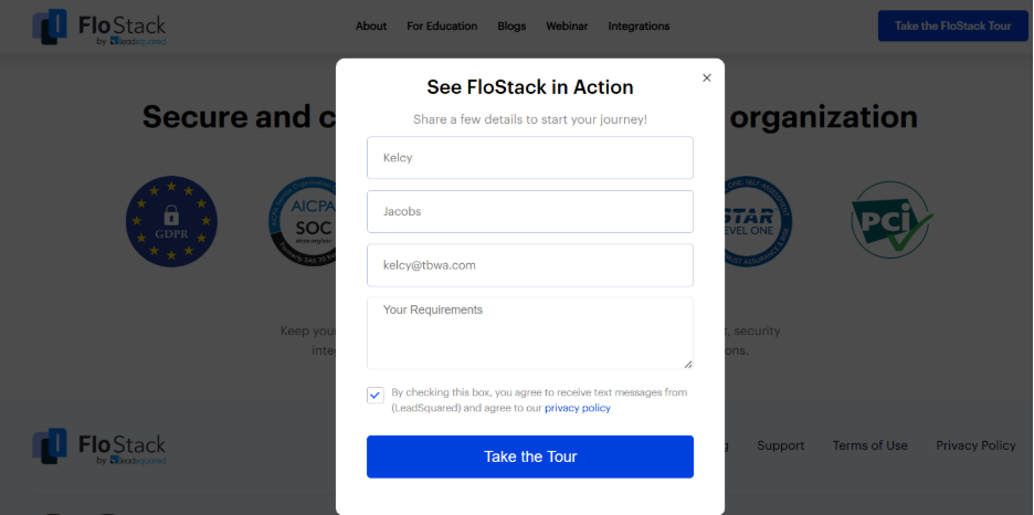lead capture forms: 14 data-backed tactics to grow your leads + tips & templates 5 FloStack Form