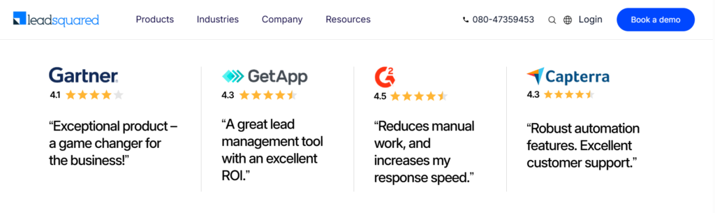 lead capture forms: 14 data-backed tactics to grow your leads + tips & templates 7 LeadSquared Review Snipppts