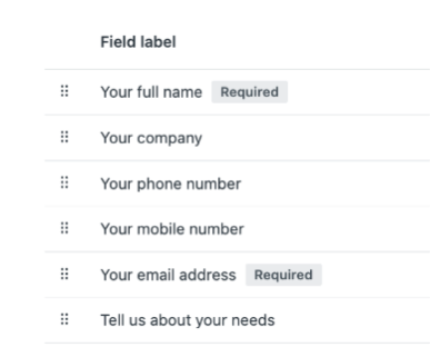 lead capture forms: 14 data-backed tactics to grow your leads + tips & templates 2 form fields