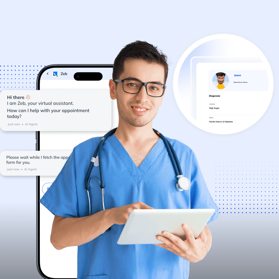 AI patient intake agents free up staff from manual workload