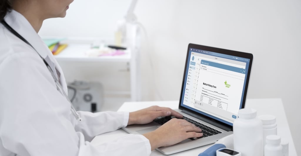 digital intake forms in healthcare