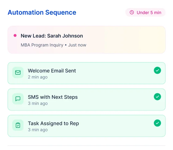 engage prospects in the first five minutes card