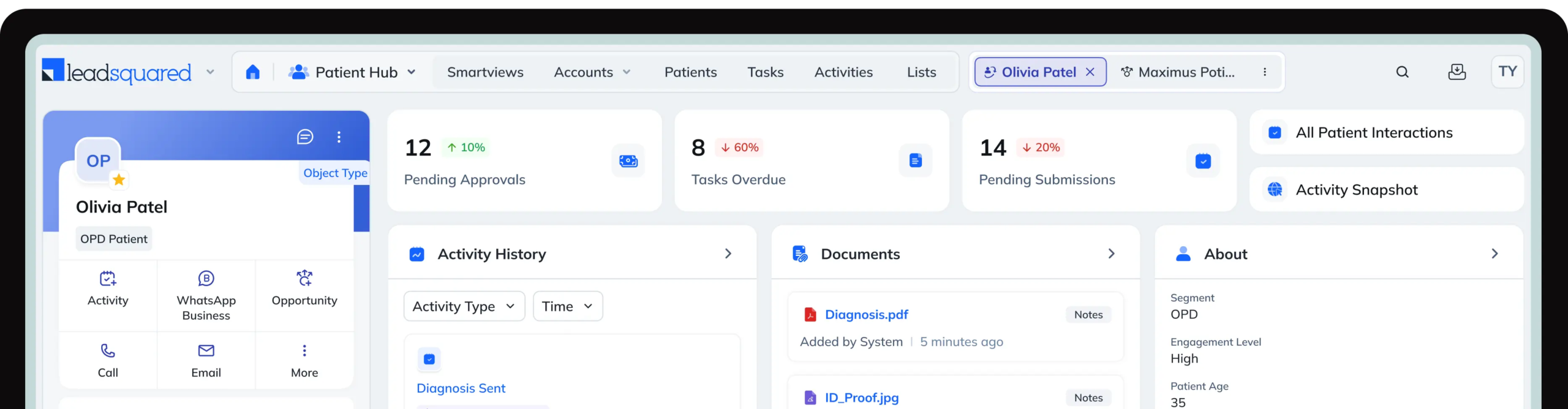 home health dashboard