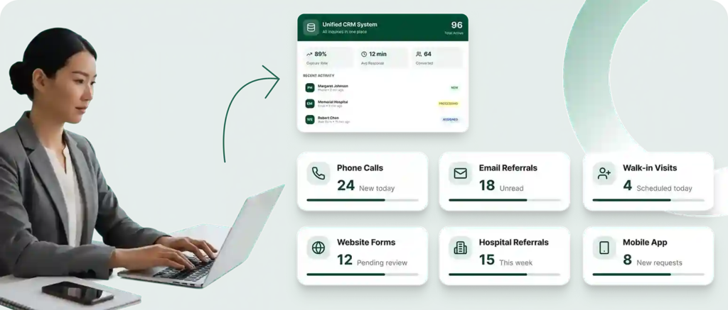 referral management - wellsky vs crm