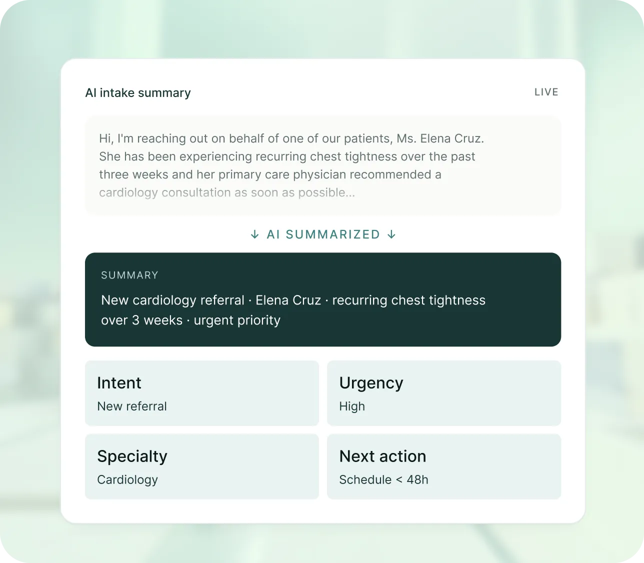 us healthcare page - ai