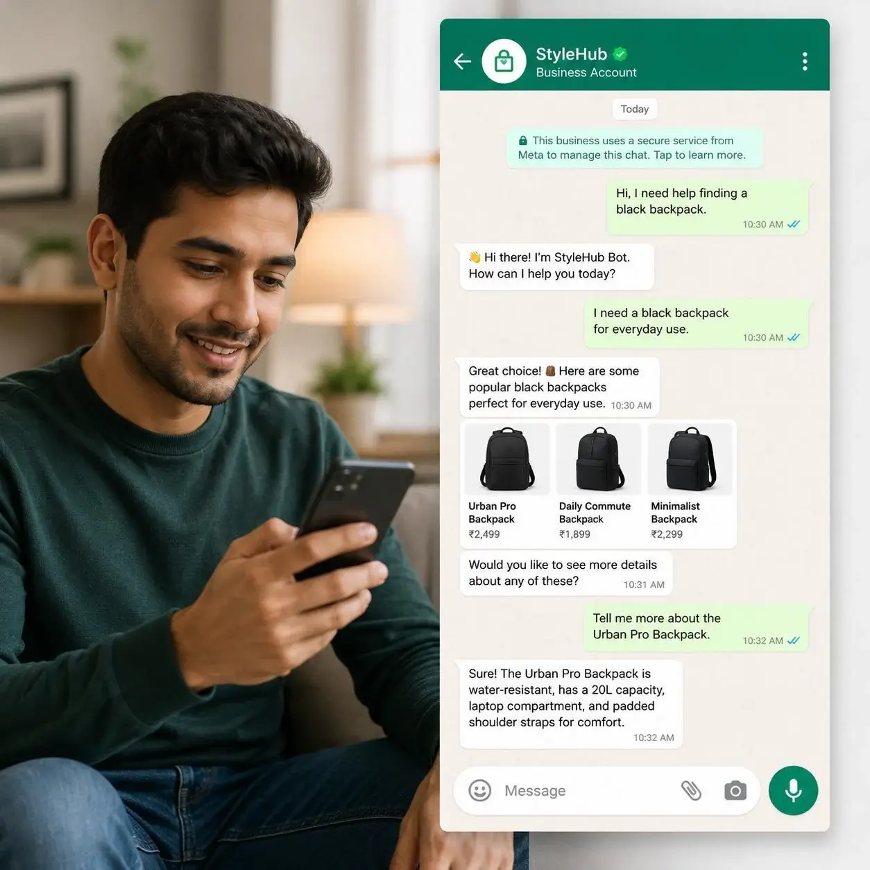 with ai raising customer communication expectations, whatsapp coexistence helps you provide round-the-clock customer support