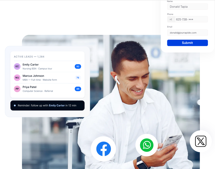 leadsqaured prospect inquiry capture and counselor assignment - peoplesoft student cmr integration