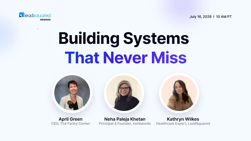 on demand building systems that never miss about leadsquared | leadsquared's story